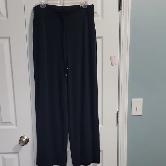 Jones New York Navy Blue Wide Leg Pants - Picture 1 of 5